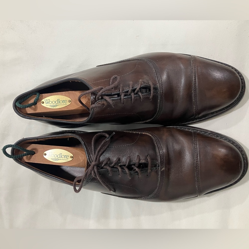 Allen Edmonds Dark Brown Leather Park Avenue Dress Shoe